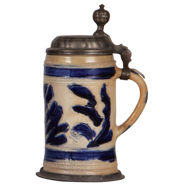 Stoneware stein, mid 1700s, Muskauer Walzenkrug - Image 2