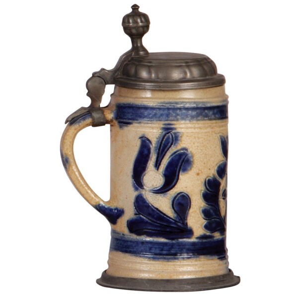 Stoneware stein, mid 1700s, Muskauer Walzenkrug - Image 3