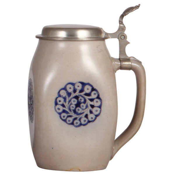 Stoneware stein, 1.0L, designed by R. Riemerschmid - Image 2