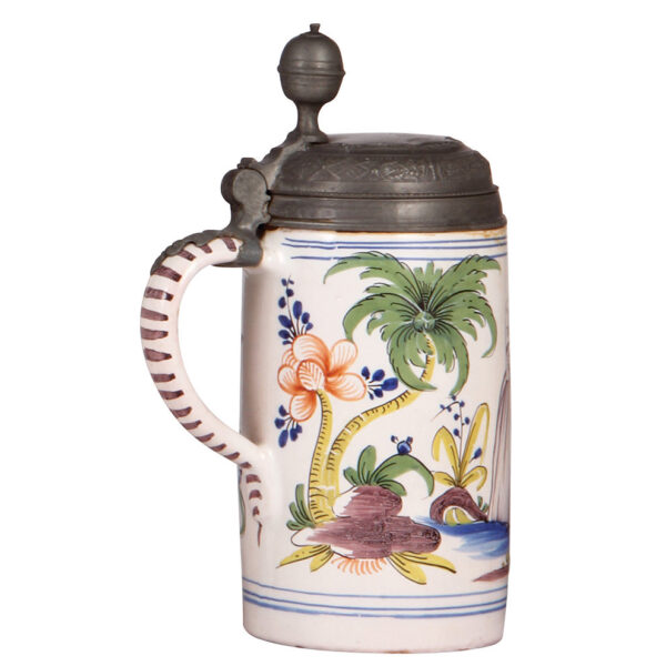 Faience stein, mid 1700s   - Image 3