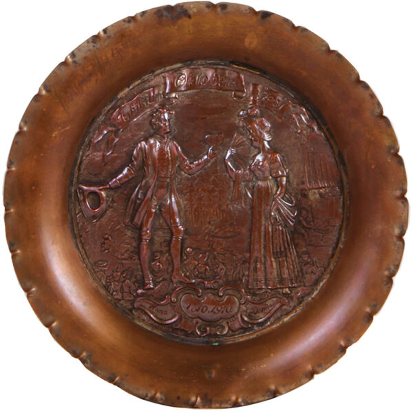 Copper tray, Jubiläums Oktoberfest 1810 - 1910