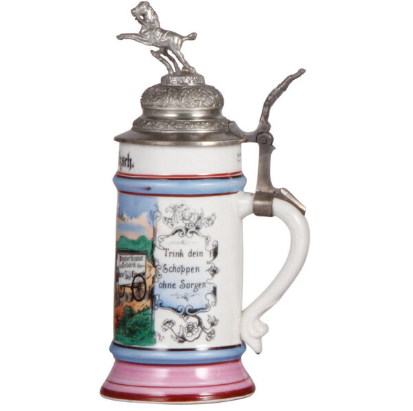 Porcelain stein, .5L, Occupational Kutscher - Image 2