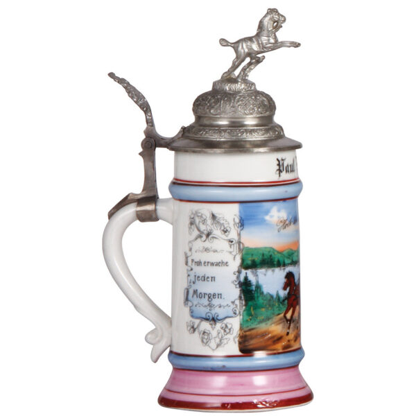 Porcelain stein, .5L, Occupational Kutscher - Image 3