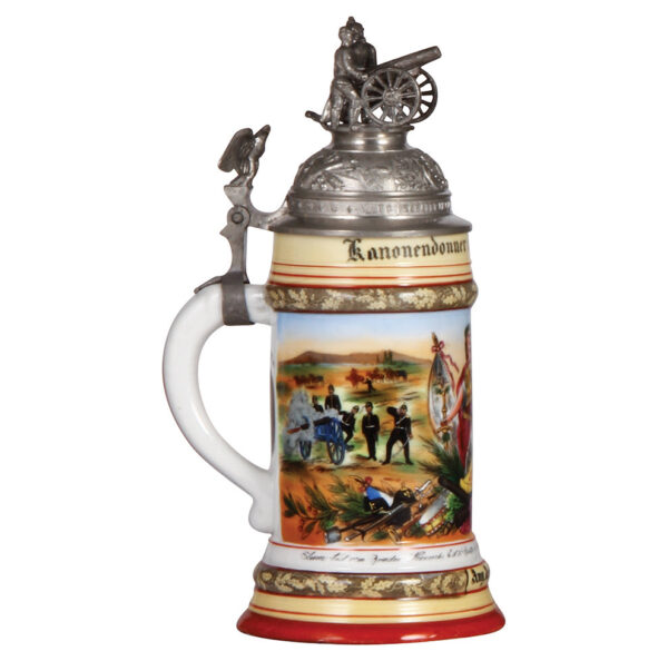 Regimental stein, .5L, Feld Artl. Regt. Nr. 35, Graudenz, 1906 - Image 3