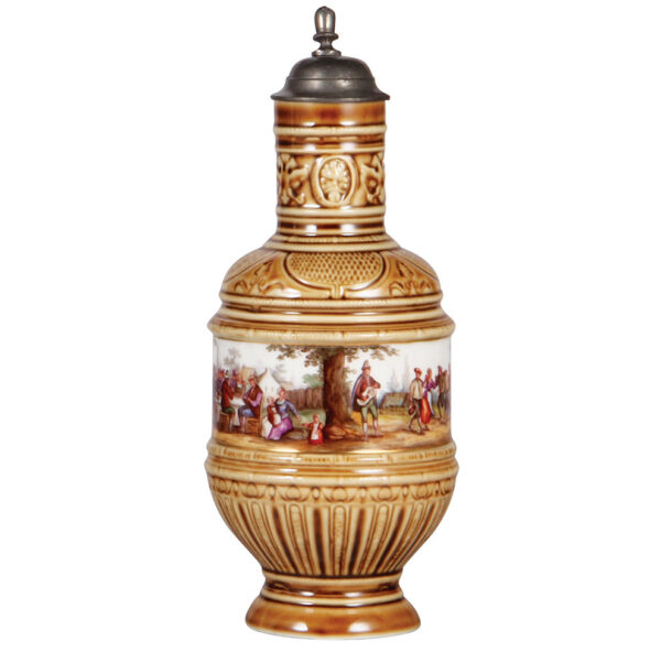 Porcelain stein, 11.8” ht.,  KPM Königliche Porzellan-Manufaktur Berlin - Image 2