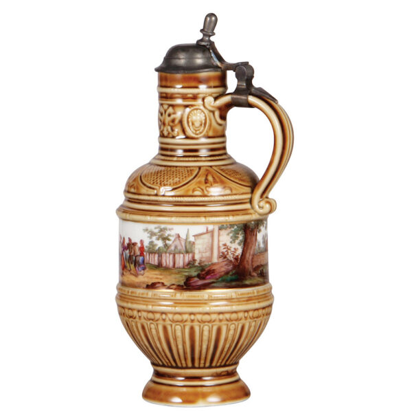 Porcelain stein, 11.8” ht.,  KPM Königliche Porzellan-Manufaktur Berlin - Image 3