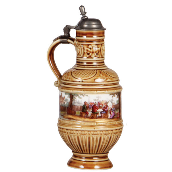 Porcelain stein, 11.8” ht.,  KPM Königliche Porzellan-Manufaktur Berlin - Image 4