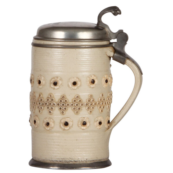 Stoneware stein, mid 1700s, Altenburger Walzenkrug - Image 2