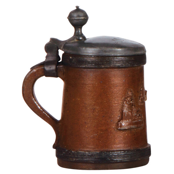 Stoneware stein, early 1800s, Muskauer Walzenkrug - Image 3