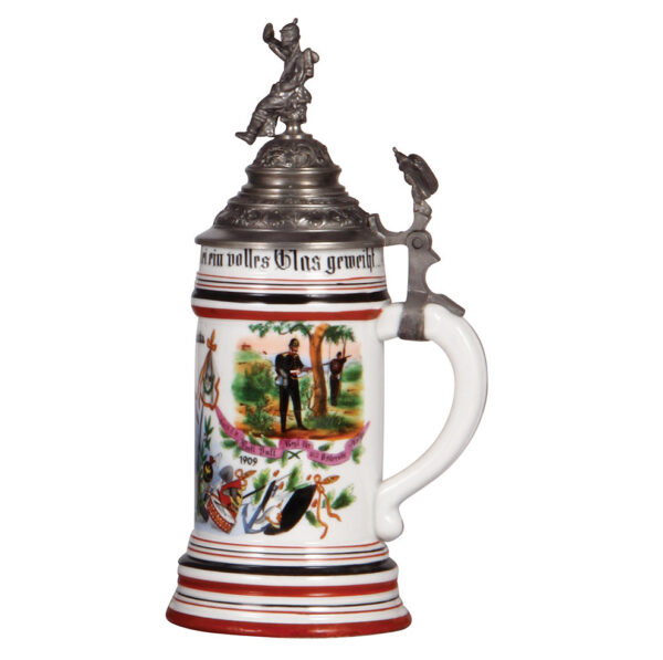 Regimental stein, .5L, Inft. Regt. Nr. 152, Osterode, 1907 - 1909 - Image 2