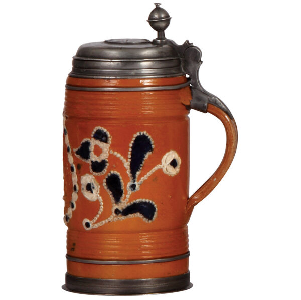 Stoneware stein, mid 1700s, Altenburger Walzenkrug - Image 2