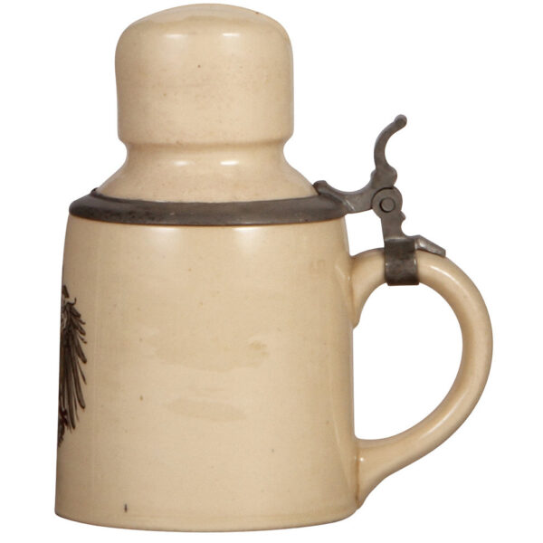 Character stein, .5L, pottery, Telegraph Insulator - Image 2