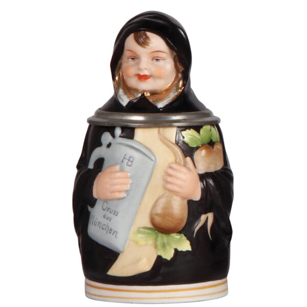 Character stein, .5L, porcelain, Munich Child