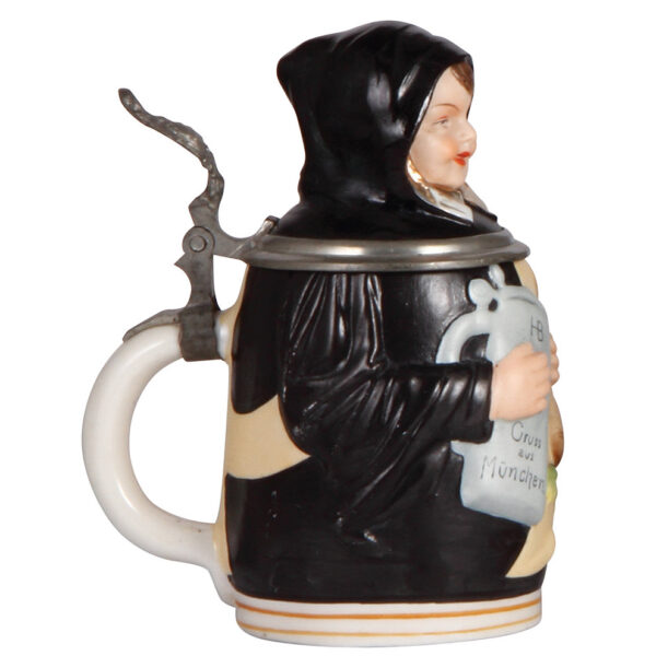 Character stein, .5L, porcelain, Munich Child - Image 3