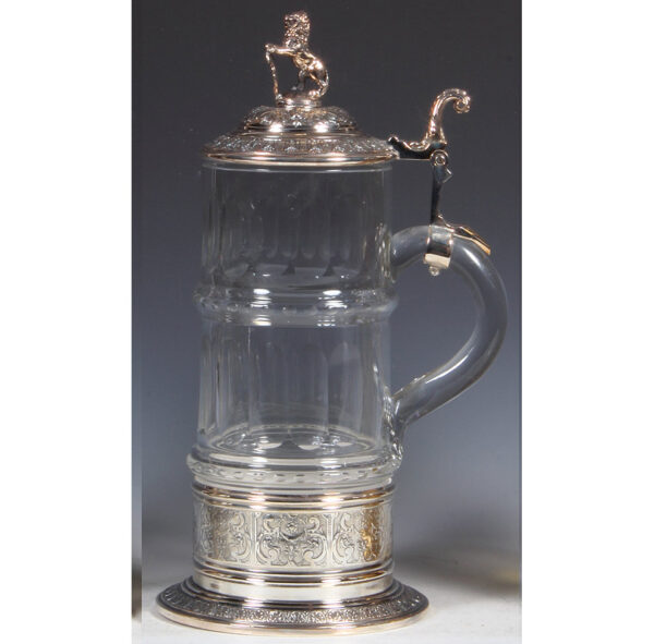 Glass stein, 13.0'' ht., blown - Image 2