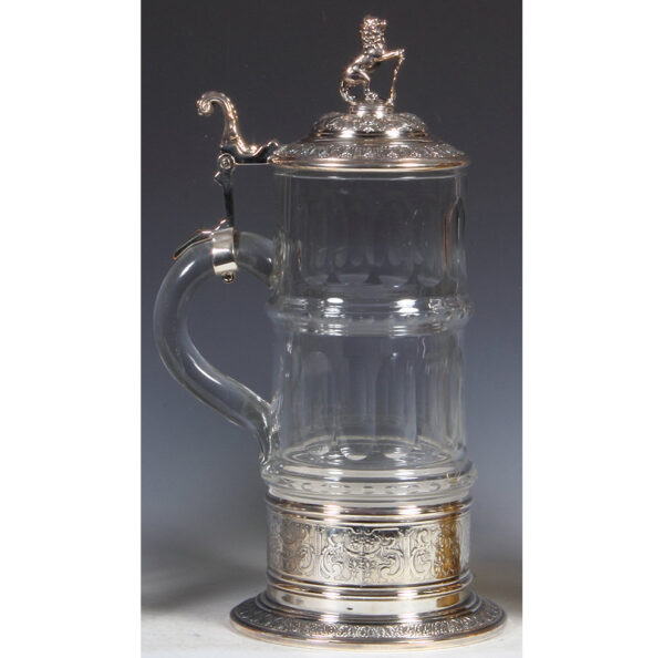 Glass stein, 13.0'' ht., blown - Image 3