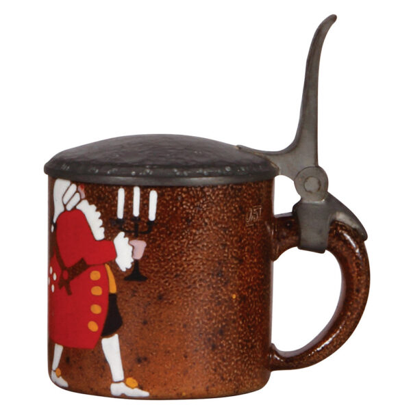 Stoneware stein, .5L, design by Ludwig Hohlwein - Image 2