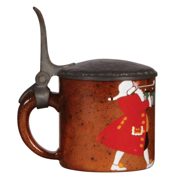 Stoneware stein, .5L, design by Ludwig Hohlwein - Image 3