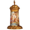 Enameled stein, 6.7" ht., late 1800s