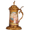 Enameled stein, 6.7" ht., late 1800s - Image 2