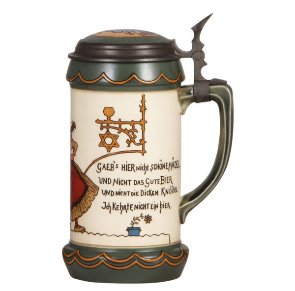 Mettlach stein, 1.0L, 3090 - Image 2