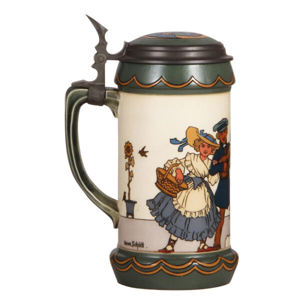 Mettlach stein, 1.0L, 3090 - Image 3