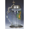 Glass stein, 1.0L, blown, clear, mid. 1800s - Image 3
