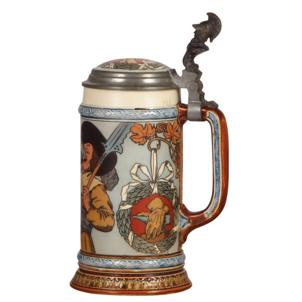 Mettlach stein, .5L, 2639 - Image 2