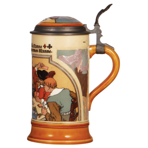 Mettlach stein, 1.0L, 3329 - Image 2