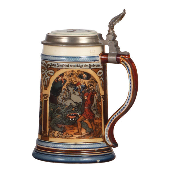 Mettlach stein, .5L, 2394 - Image 2