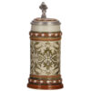 Mettlach stein, .5L, 1654