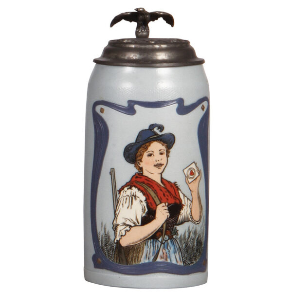 Mettlach stein, 1.0L, 2823