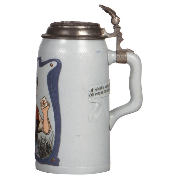 Mettlach stein, 1.0L, 2823 - Image 2