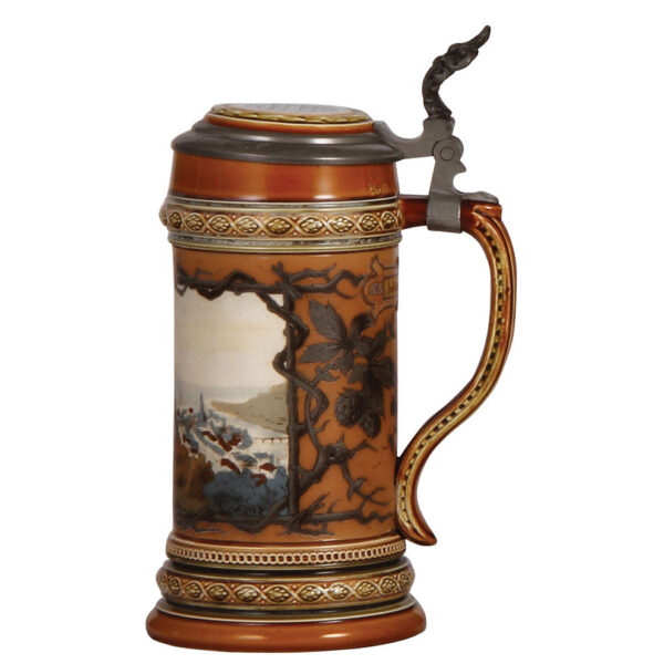 Mettlach stein, .5L, 1675 - Image 2