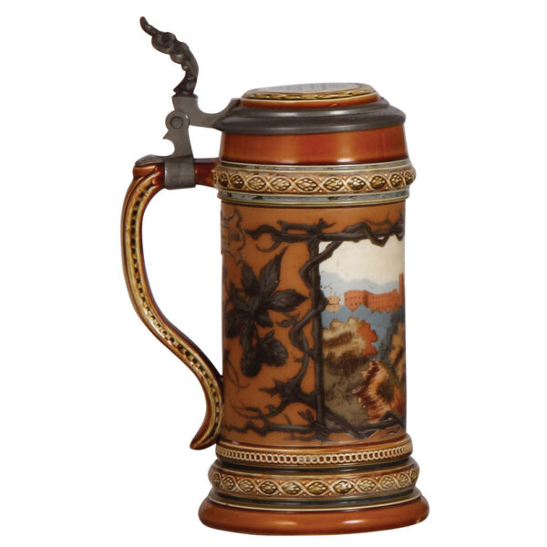 Mettlach stein, .5L, 1675 - Image 3