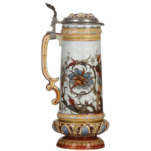 Mettlach stein, 1.4L, 1734 - Image 3