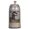 Military stein, 1.0L, stoneware, 1. Komp. u.d. Stabes d. Kraftfahr. Abf. 7