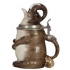 Character stein, .5L, porcelain, by Schierholz, Elephant