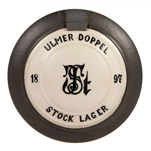 Mettlach stein, .5L, 1932, Ulmer Doppel, Stock Lager 1897 - Image 4