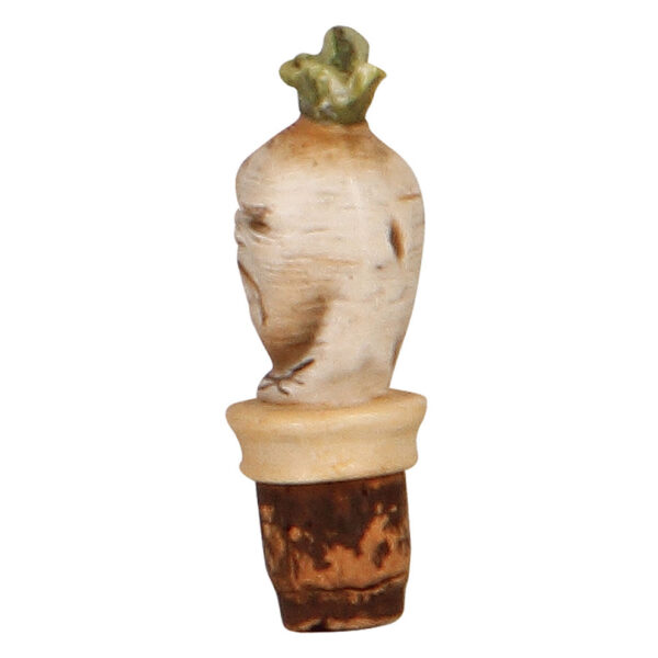 Character bottle stopper, 3.6" ht., Sad Radish - Image 2