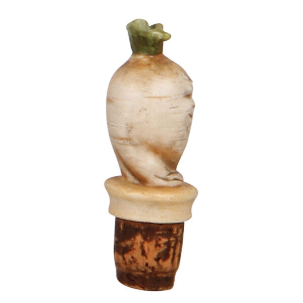 Character bottle stopper, 3.6" ht., Sad Radish - Image 3