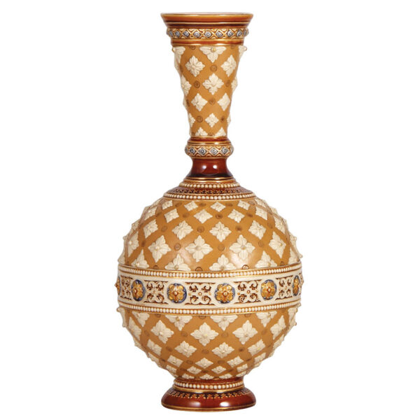 Mettlach vase, 13.3" ht., 1241 - Image 2