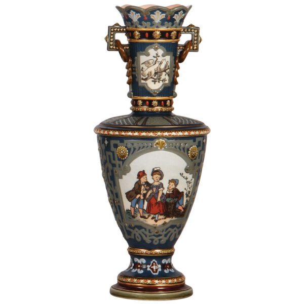 Mettlach vase, 12.6" ht., 2301 - Image 2