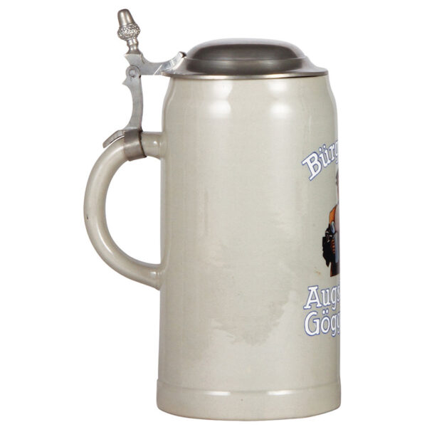 Stoneware stein, 3.0L, design by Ludwig Hohlwein, Bürgerbräu - Image 3