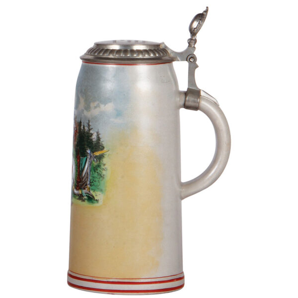 Stoneware stein, 2.0L, Schützenlust hebt die Brust - Image 2