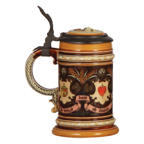 Mettlach steins (pair), .5L, 1394 & .5L, 1395 - Image 3