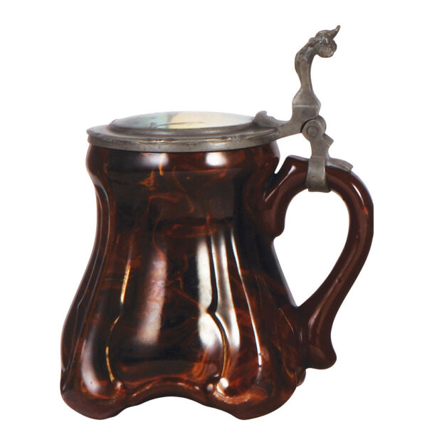 Villeroy & Boch Luxembourg stein, .5L,  porcelain inlaid lid - Image 3