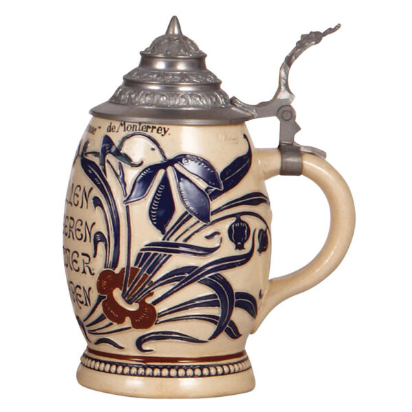 Brewery steins (two), .5L, stoneware & pottery - Image 4