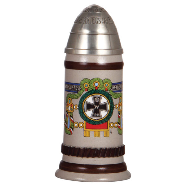 Character stein, .5L, stoneware, Artillery Shell