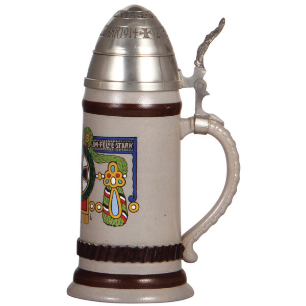 Character stein, .5L, stoneware, Artillery Shell - Image 2